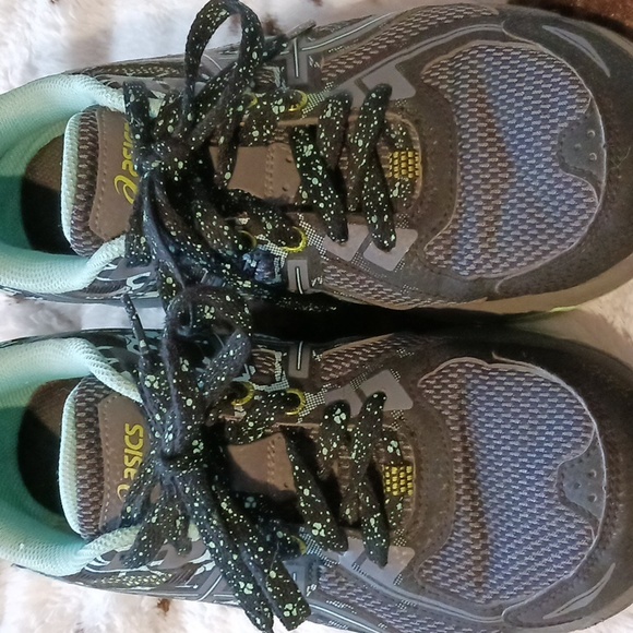 ASICS Gel Venture-6 Mint Green/Grey Tennis Shoes Sz 7.5 - Picture 6 of 14